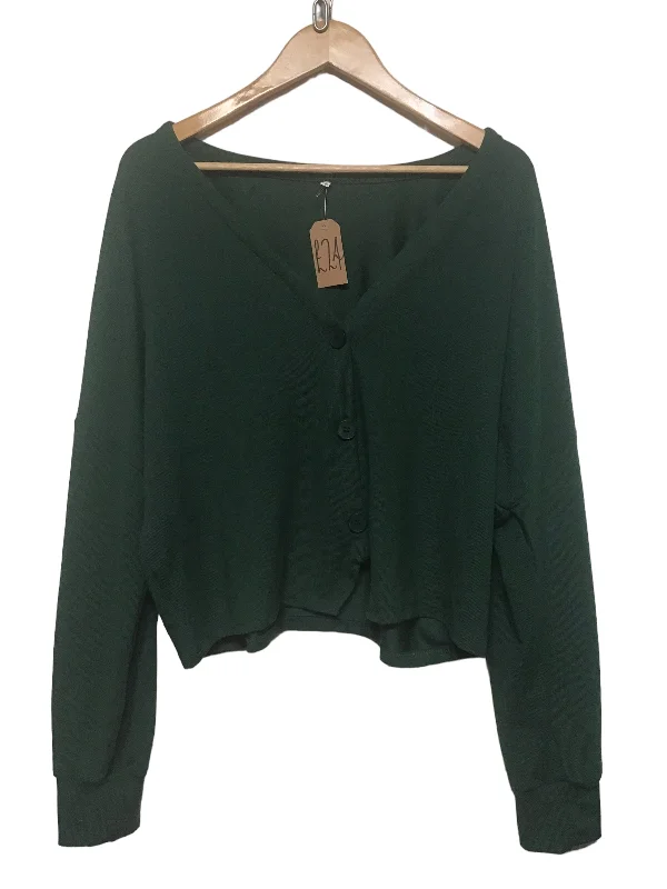 Emerald Knitted Cardigan (Size XXL)