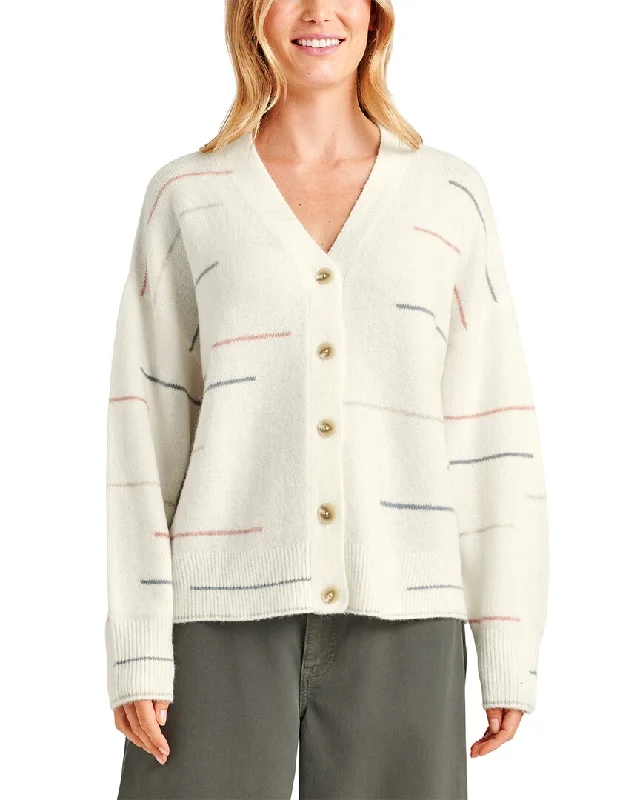 Splendid Quinn Stripe Wool & Alpaca-Blend Cardigan