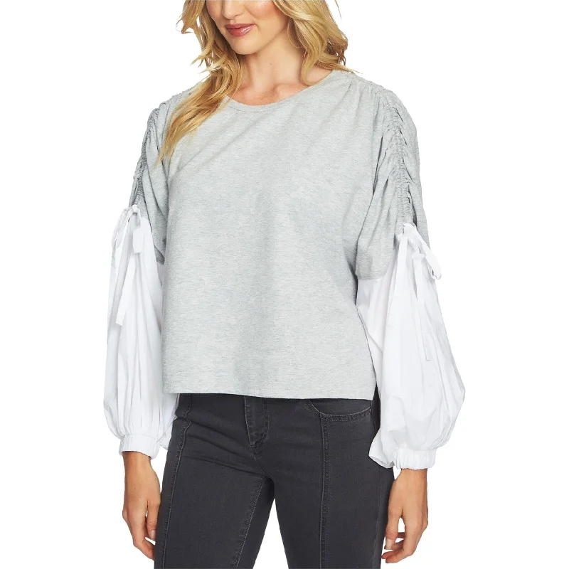 1.State Womens Blouson-Sleeve Sweatshirt