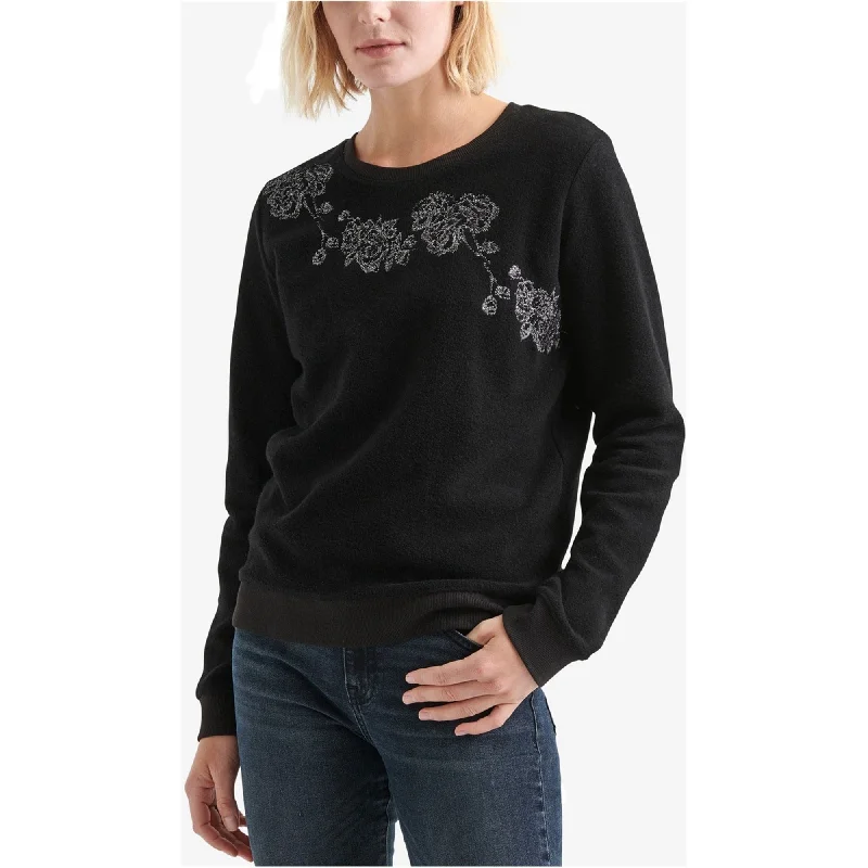 Lucky Brand Womens Reverse Fleece Sweatshirt