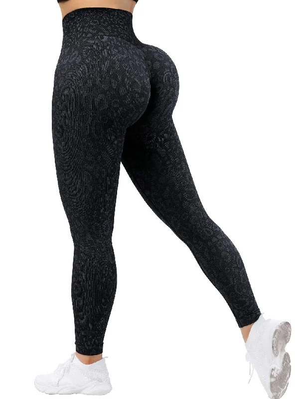 Printed Seamless Scrunch Leggings