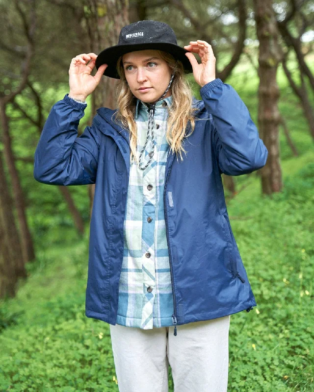 Cooper - Womens Packable Waterproof Jacket - Blue