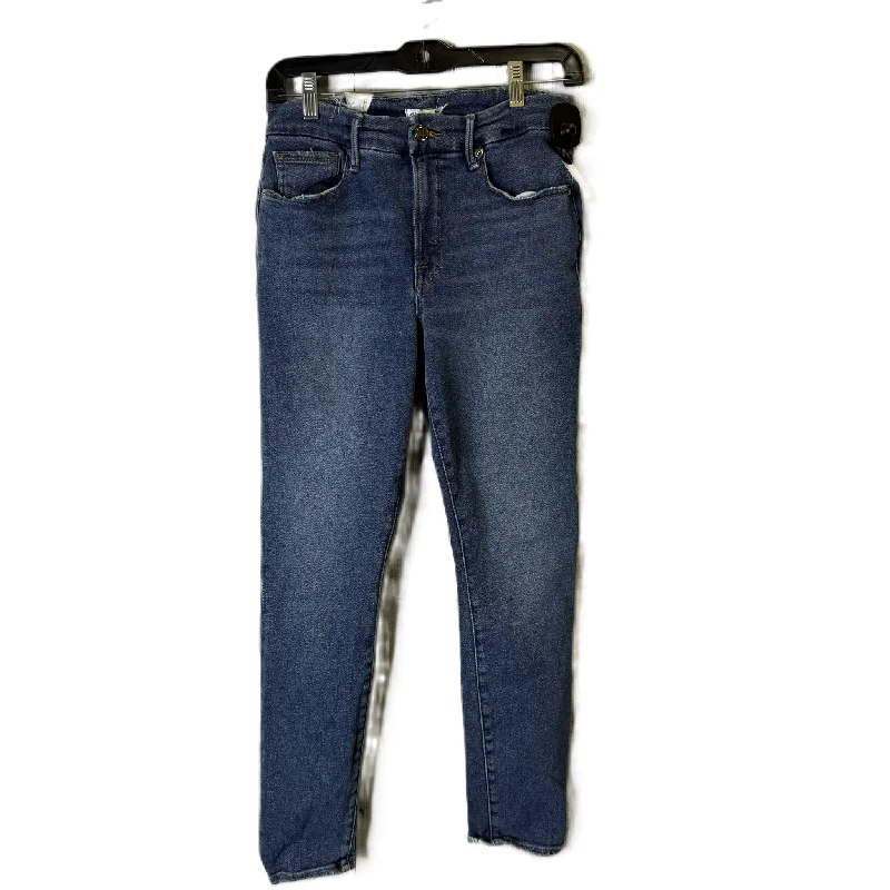 Jeans Skinny By Good American In Blue, Size: 6