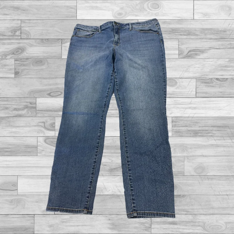 Jeans Skinny By Universal Thread In Blue Denim, Size: 18