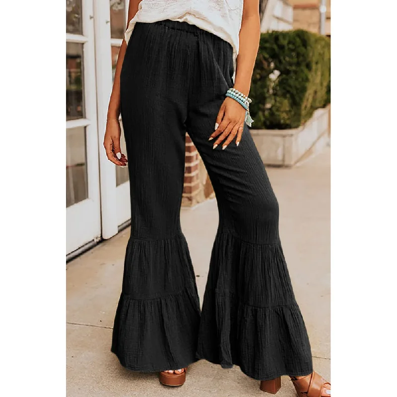 Sugar & Lace Womens Ruffled Bell Pants - SL7711844-2