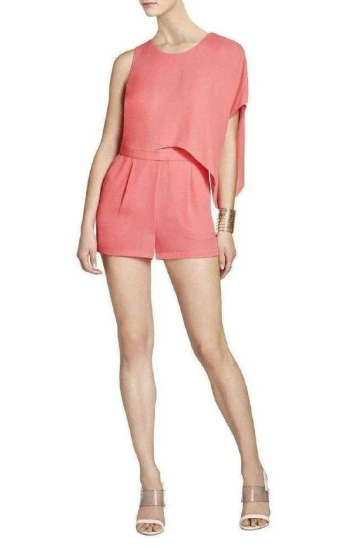 Ambrose Asymmetrical Pleated Romper