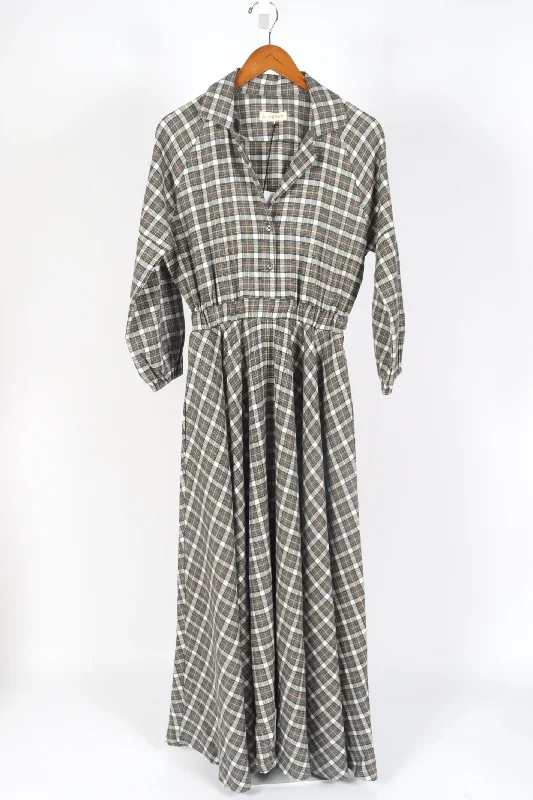 Consuelo Dress - Gray Check