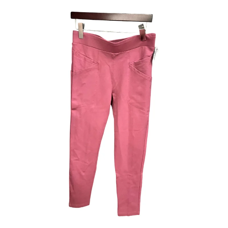 Athletic Leggings By Betabrand In Pink, Size: M