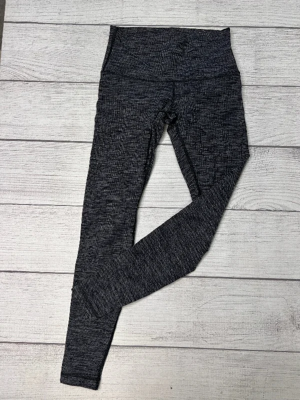 Athletic Leggings By Lululemon In Grey, Size: 8