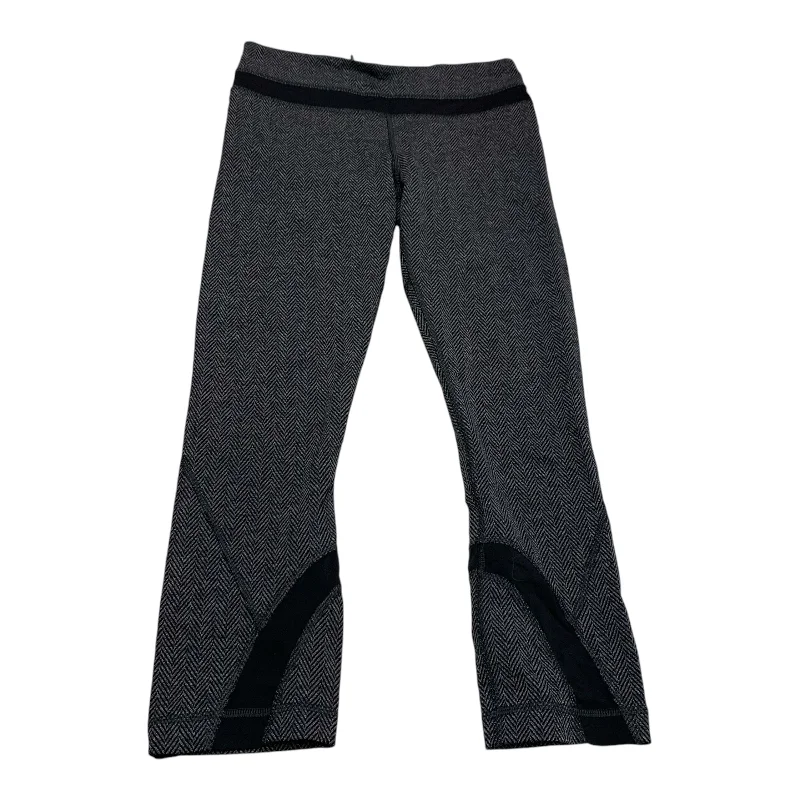 Athletic Leggings By Lululemon In Grey, Size: S