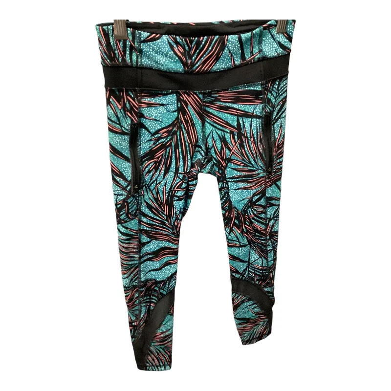 Athletic Leggings By Lululemon In Tropical Print, Size: 2