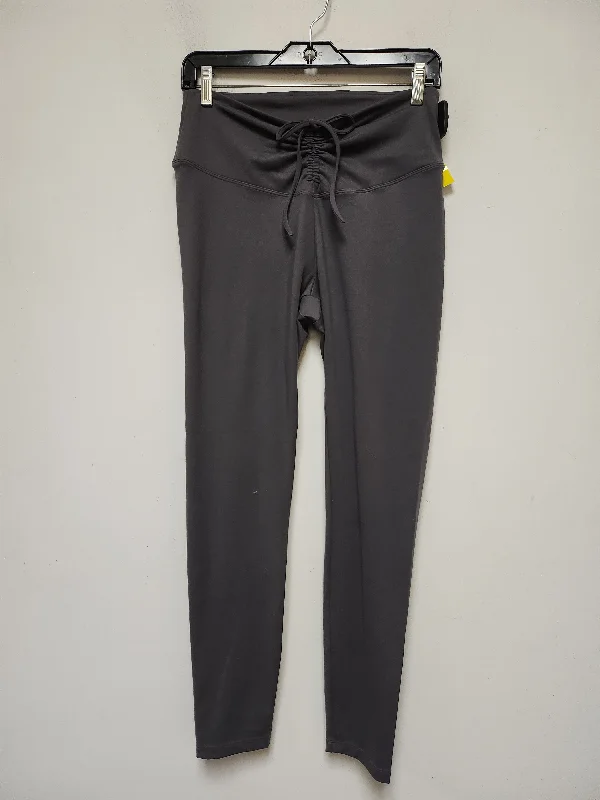 Athletic Leggings By Pink In Grey, Size: L