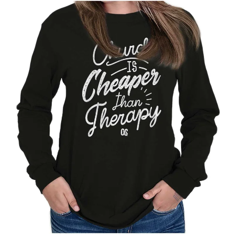 Church Therapy Long Sleeve T Shirt