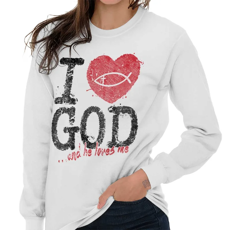 I Love God Long Sleeve T-Shirt