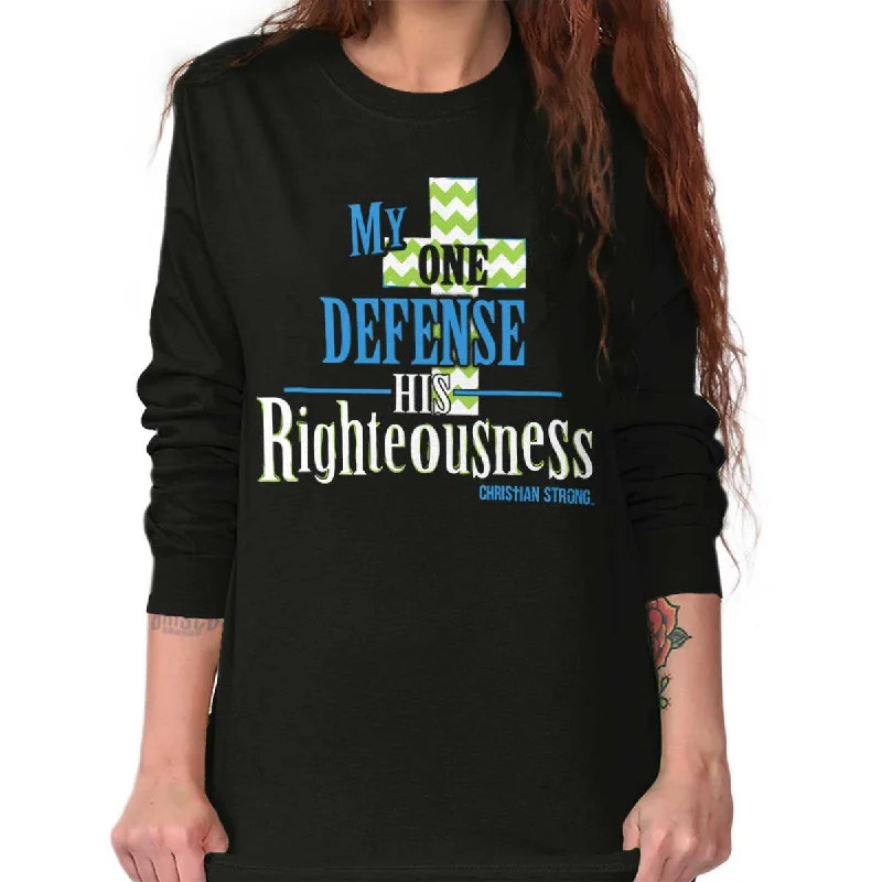 My One Defense Long Sleeve T Shirt