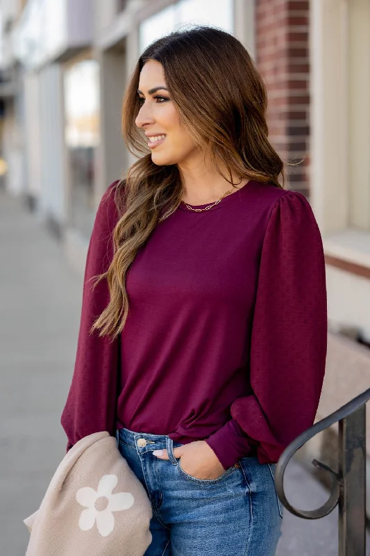 Subtle Dot Sleeve Solid Body Tee