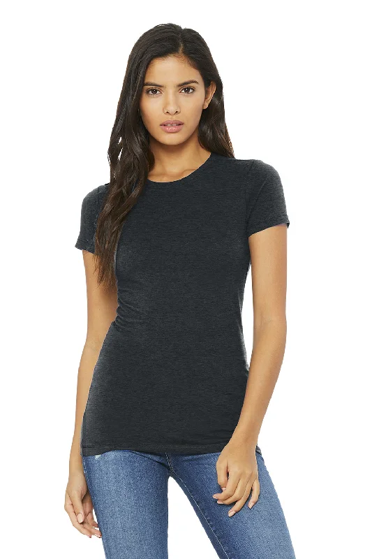 Bella + Canvas Womens The Favorite Short Sleeve Crewneck T-Shirt - Heather Dark Grey