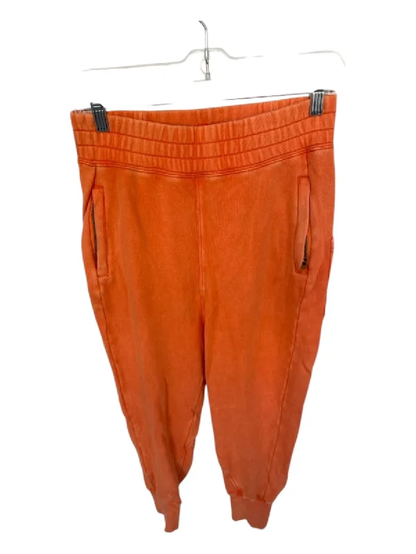 FP Movement Size XS Orange Cotton Elastic Waist Jogger Athletic Pants