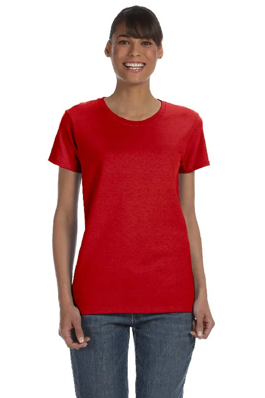 Gildan Womens Short Sleeve Crewneck T-Shirt - Red