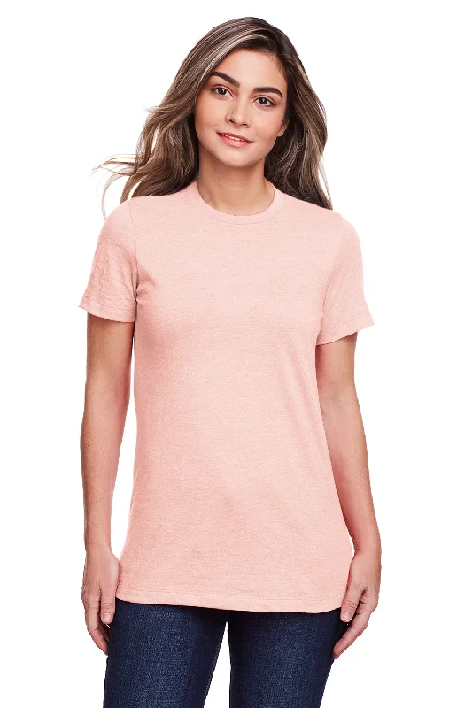 Gildan Womens Softstyle CVC Short Sleeve Crewneck T-Shirt - Dusty Rose Pink