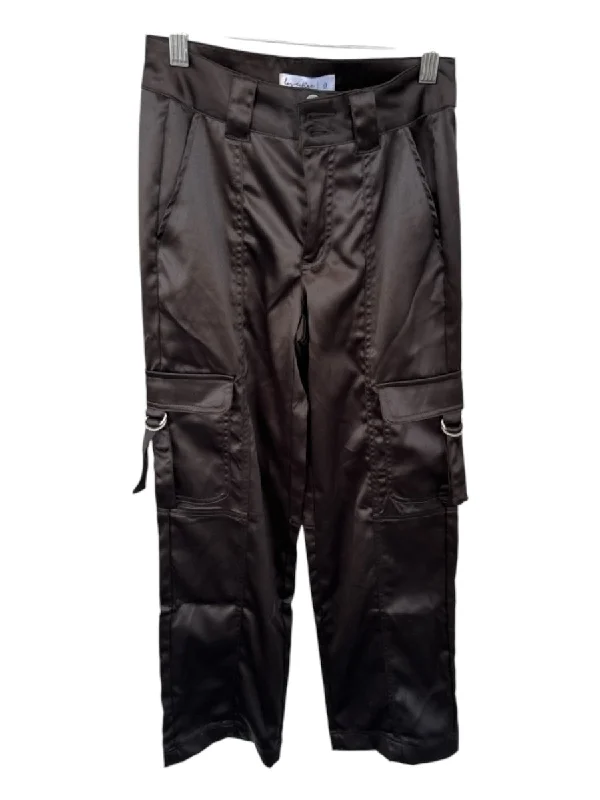 love, fire Size 0 Black Polyester Cargo SHW Pants