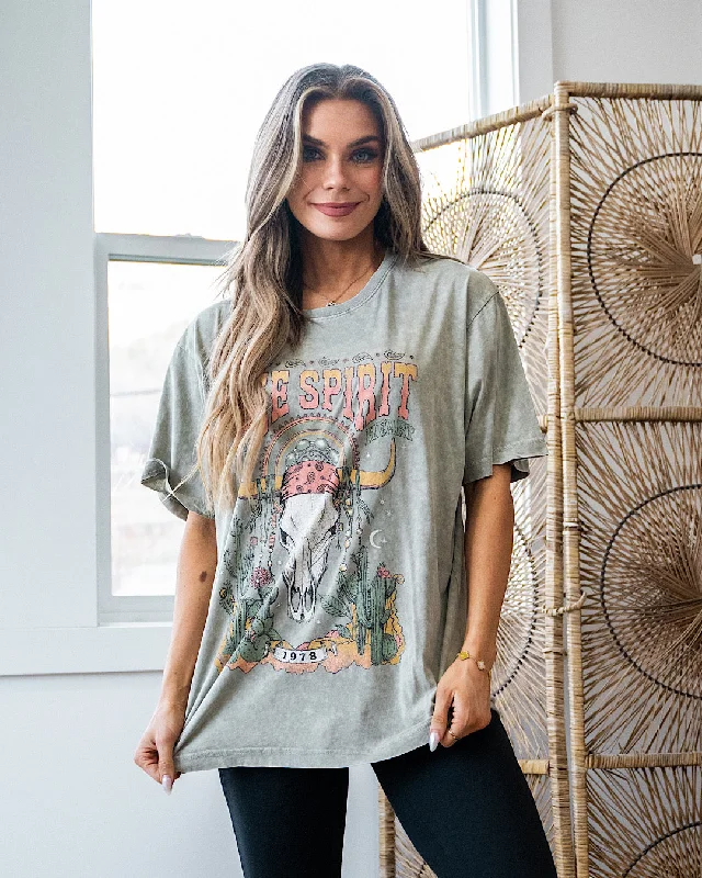 Free Spirit Wild Heart Mocha Tee