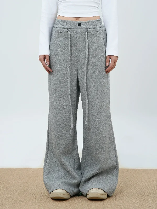 Drawstring Comfty Wide Leg Sweatpants