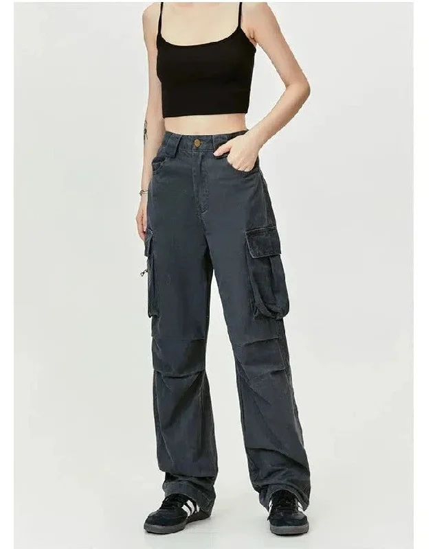 Pleated Fade Cargo Pants