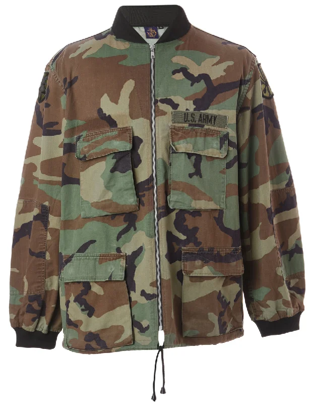 Label Jackson Camo Bomber Jacket